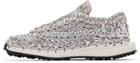 Valentino Garavani Grey Crochet Sneakers