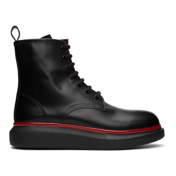 Photo: Alexander McQueen Black Hybrid Boots