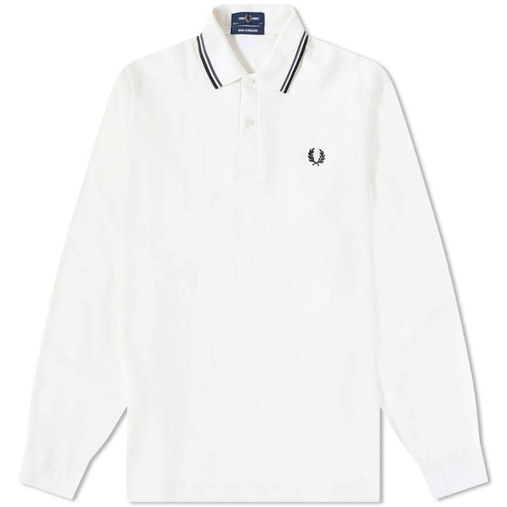 Photo: Fred Perry Authentic Men's Twin Tipped Shirt in Snow White