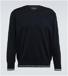 Comme des Garcons Homme - Embroidered cotton sweatshirt