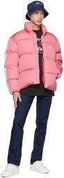 Palm Angels Pink Classic Track Down Jacket