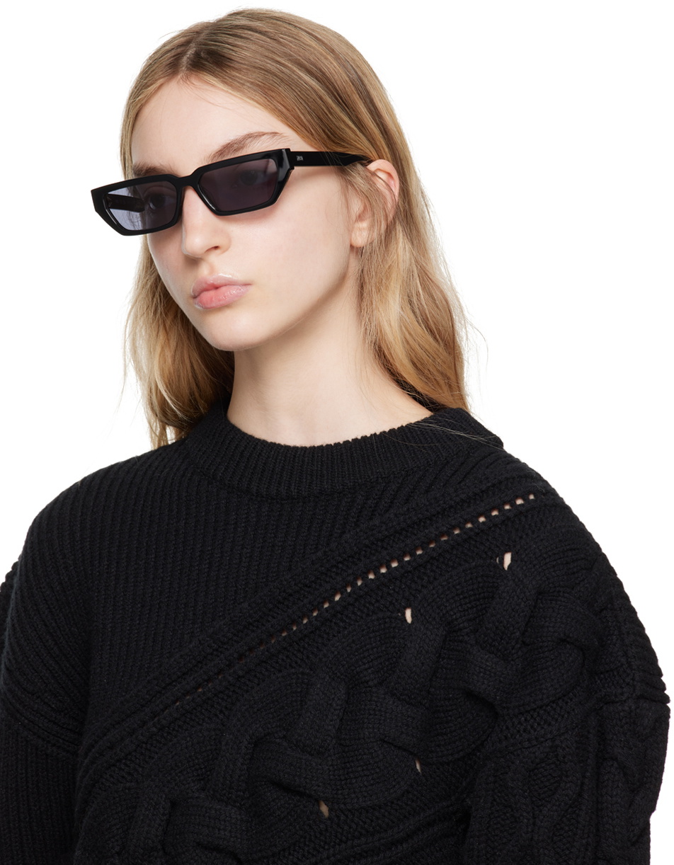 McQ by Alexander McQueen Black Cat-Eye Sunglasses Women main image 2