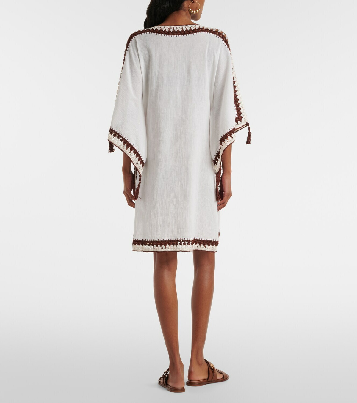 Anna Kosturova Crochet cotton kaftan