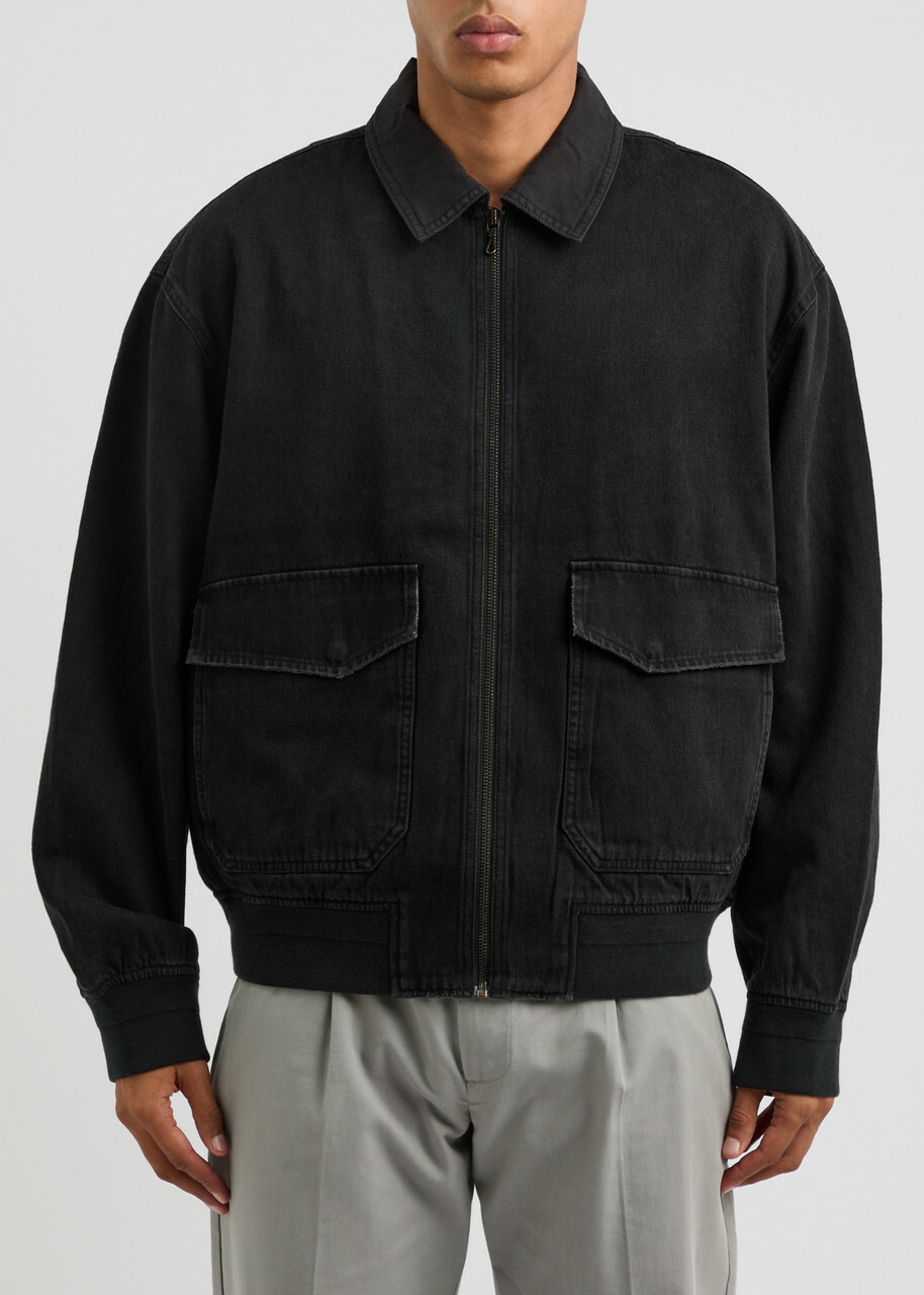 Rag & Bone Dorset Denim Bomber Jacket Black Rag and Bone Rag & Bone Dorset Denim Bomber Jacket Black Rag and Bone