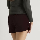 SOAR Women's Split Shorts in Burgundy