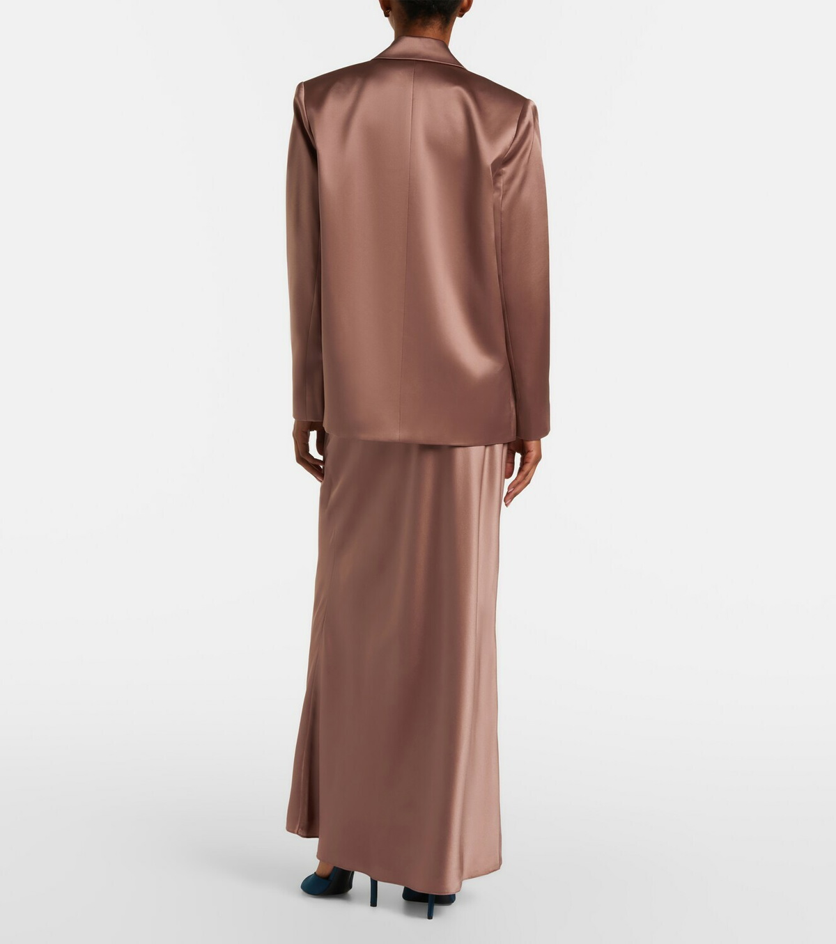 The Sei Silk satin maxi skirt
