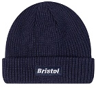 F.C. Real Bristol Men's FC Real Bristol Small Classic Logo Beanie in Navy