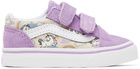 Vans Baby Purple Old Skool V Sneakers