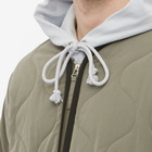 A.P.C. Men's Fred Quilted Jacket in Khaki