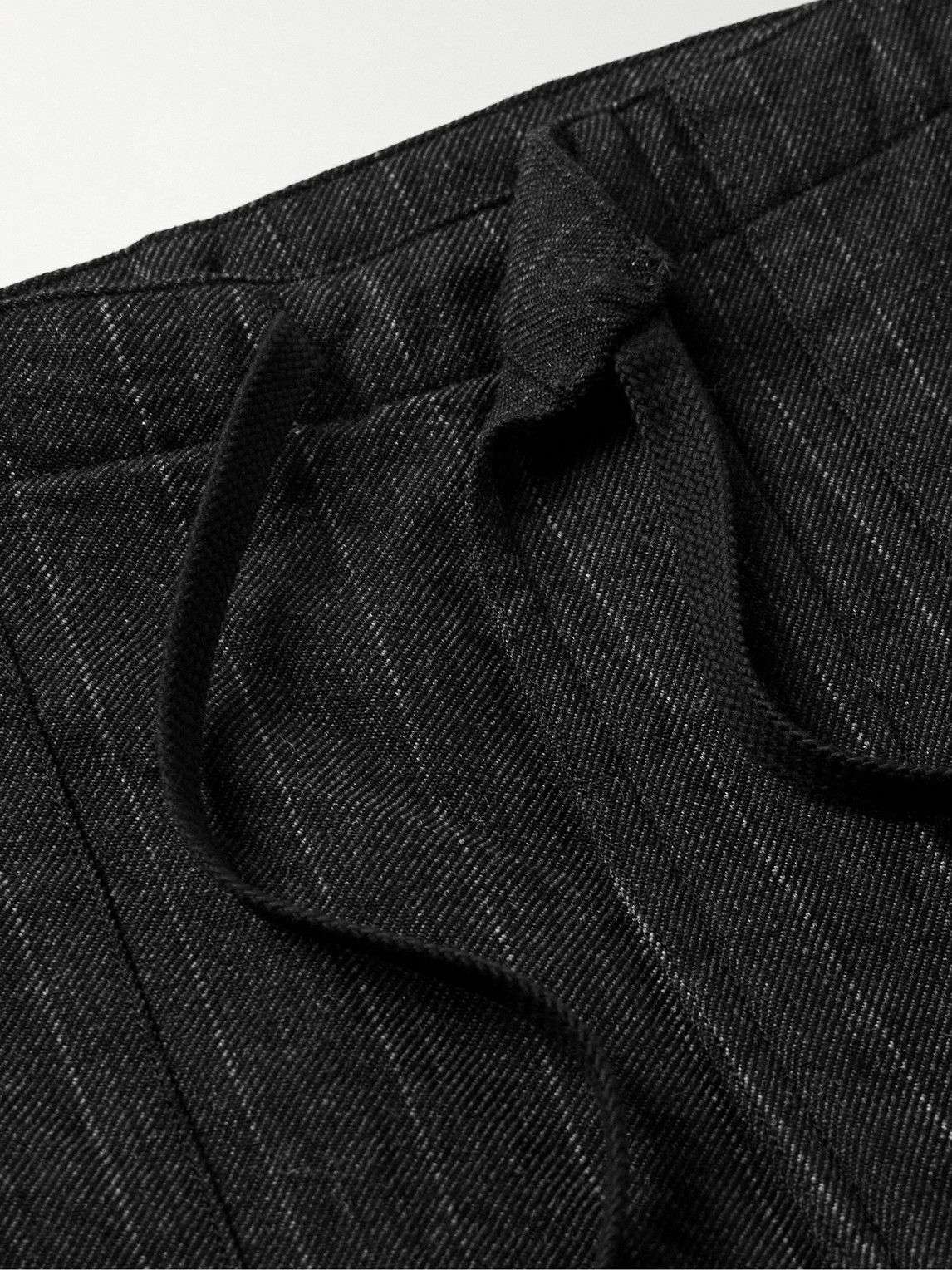 Kaptain Sunshine - Take Easy Baker Straight-Leg Pinstriped Wool