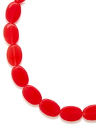 Completedworks Beaded Agate Necklace - Red - One Size