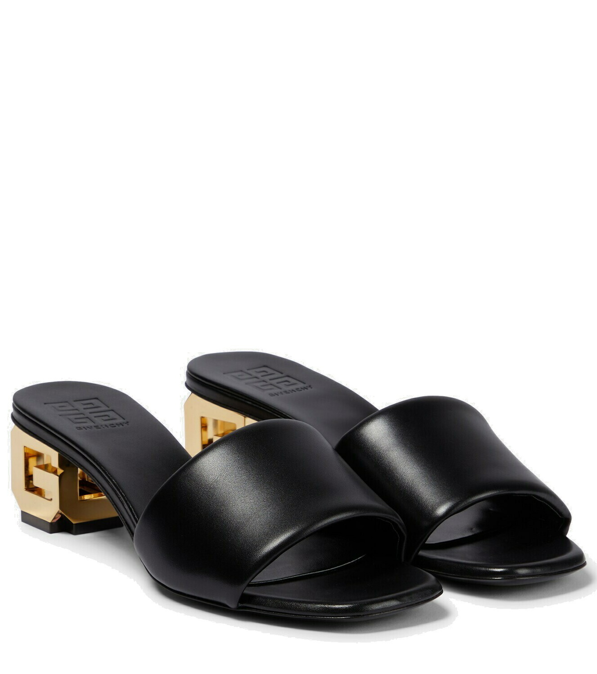 関税送料込★GIVENCHY Gキューブミュール Givenchy G Cube Mules in Leather | Saks Fifth Avenue