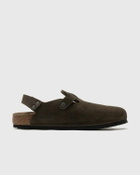 Birkenstock Tokio Suede Leather Green Mens Sandals & Slide