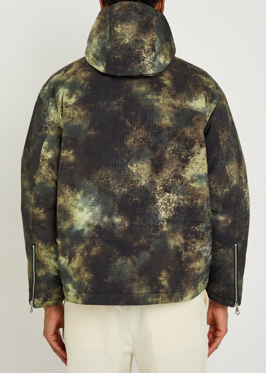 Cole Buxton Padded Printed Shell Jacket Multicoloured 1
