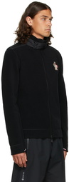 Moncler Grenoble Black Zip-Up Cardigan Jacket