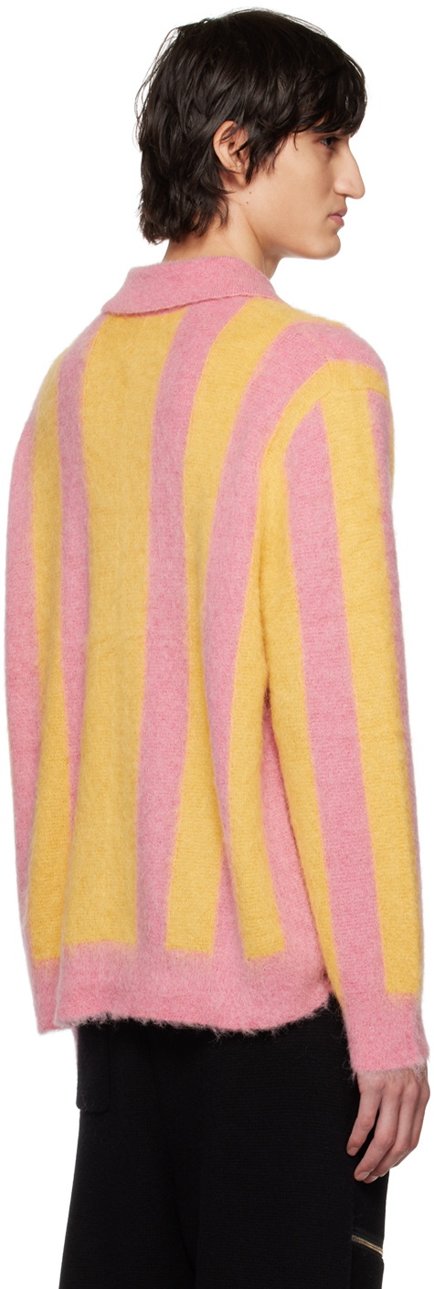 ZANKOV Pink & Yellow Nicolas Cardigan