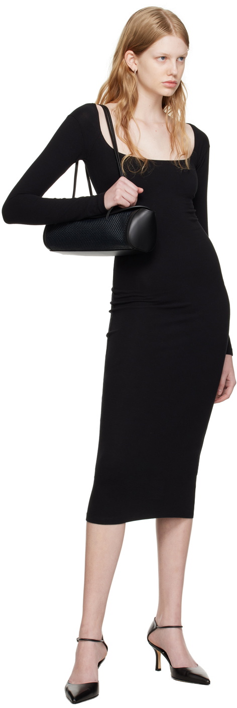 Gil Rodriguez Gil Rodriguez Black 'El Tigre' Midi Dress Gil Rodriguez