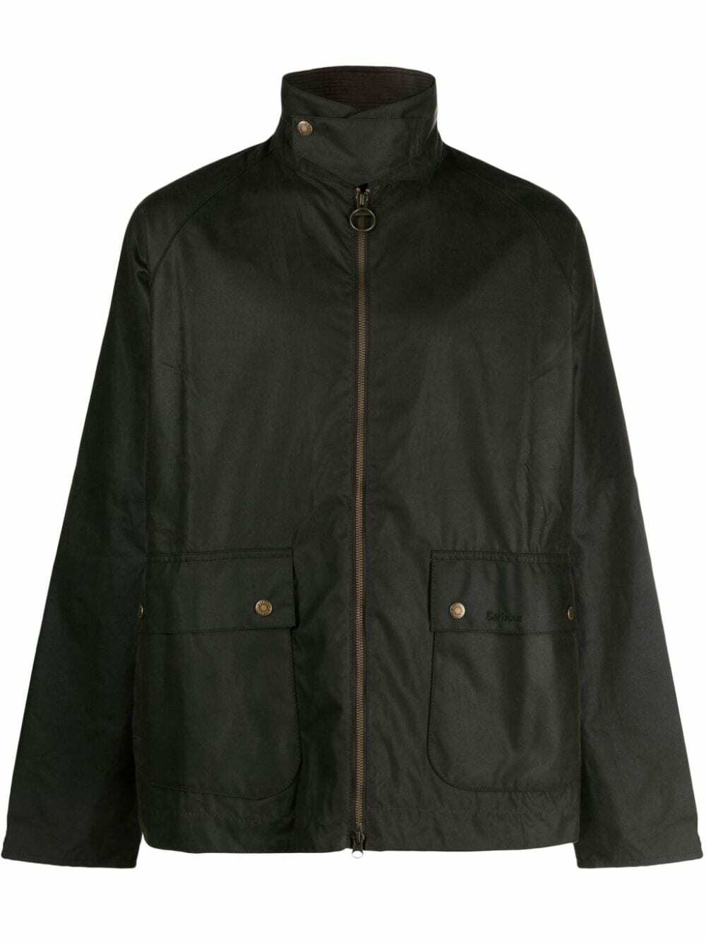 Barbour fashion washed bedale jacket green