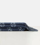 Gucci GG wool and cashmere blanket