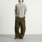 Avirex Men's Script Logo T-Shirt in Heather Grey