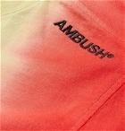 AMBUSH® - Logo-Embroidered Patchwork Tie-Dyed Cotton-Jersey T-Shirt - Yellow