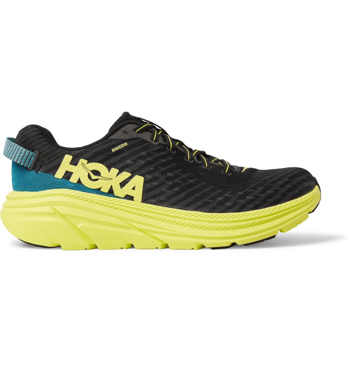 Photo: Hoka One One - Rincon Mesh Running Sneakers - Black