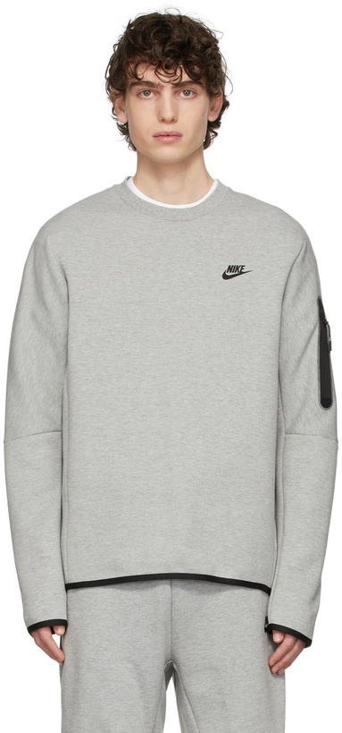 Photo: Nike Grey NSW Tech Fleece Sweatshirt