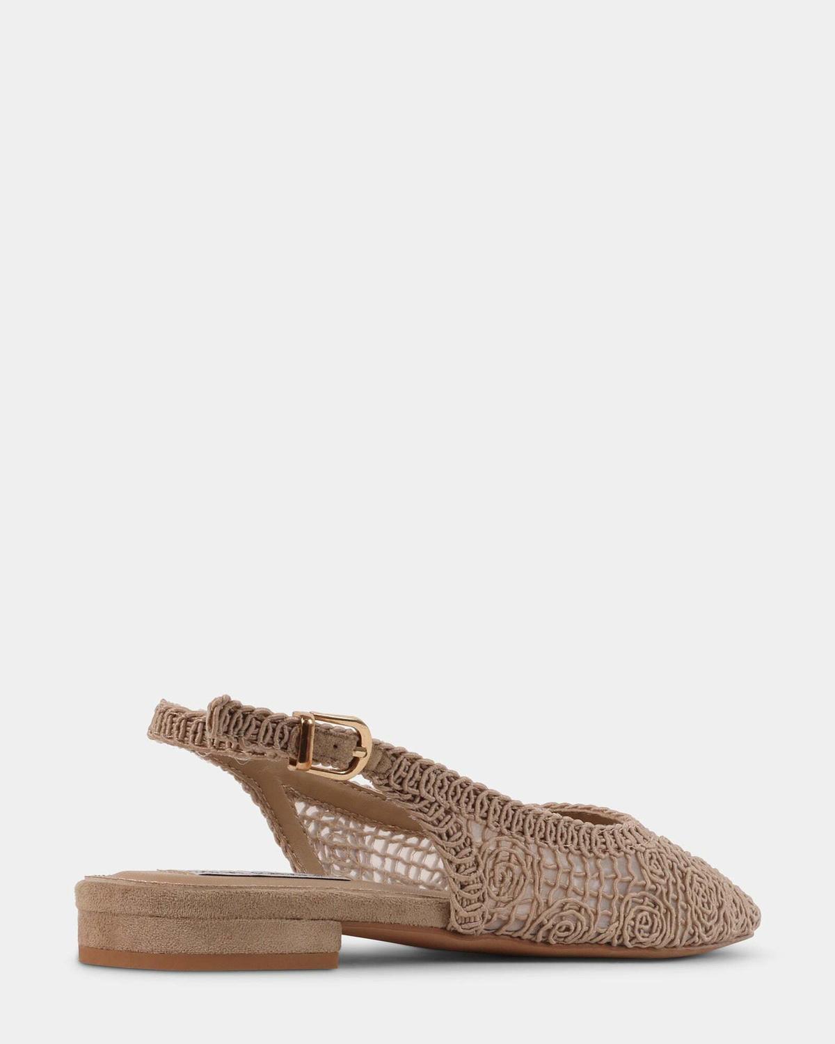 Steve Madden Dace Flats in Natural Fabric