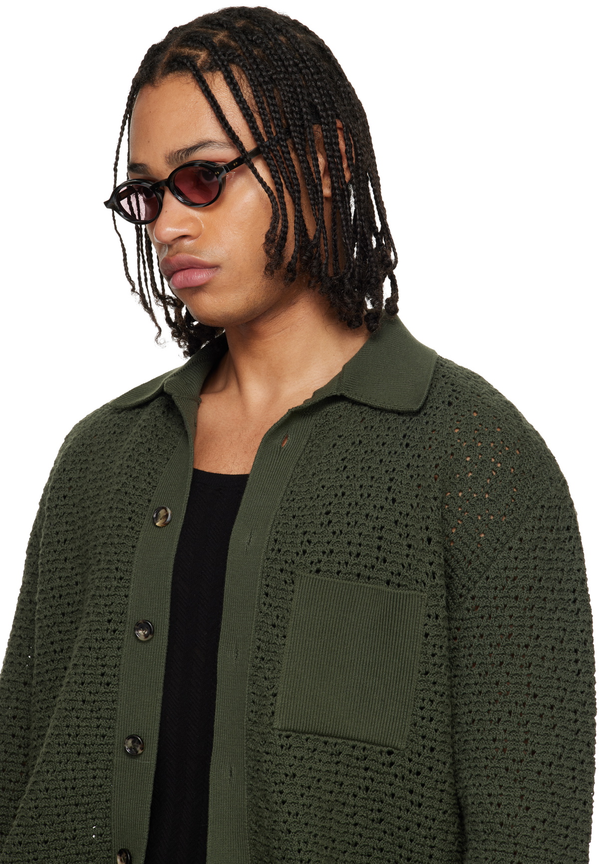Cutler and Gross Gray GR13 Oval Sunglasses