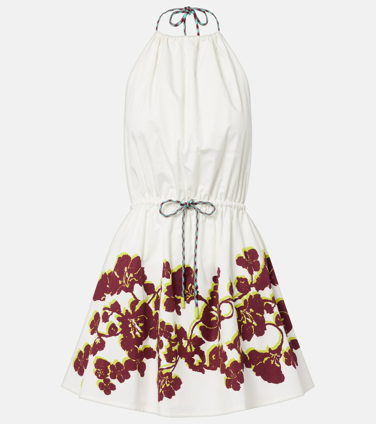 Alémais Haze floral cotton minidress