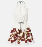 Alémais Haze floral cotton minidress