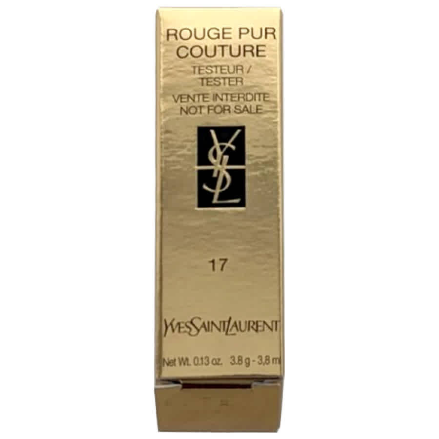 Yves Saint Laurent Ladies Rouge Pur Couture 0.2 oz (Tester) Rose Dahlia # 17 Makeup 3365440616998