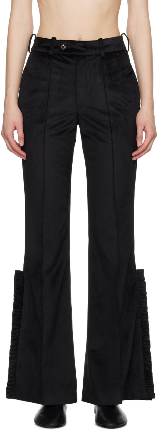 Kika Vargas Black Alessia Trousers