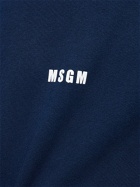 MSGM - Micro Logo Print French Terry Sweatshirt