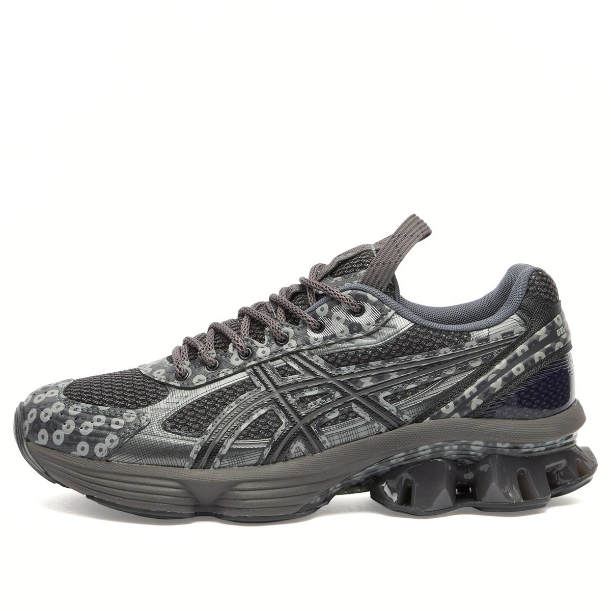 Asics US7-S Gel-Kenetic Fluent Sneakers in Obsidian Grey/Graphite Grey