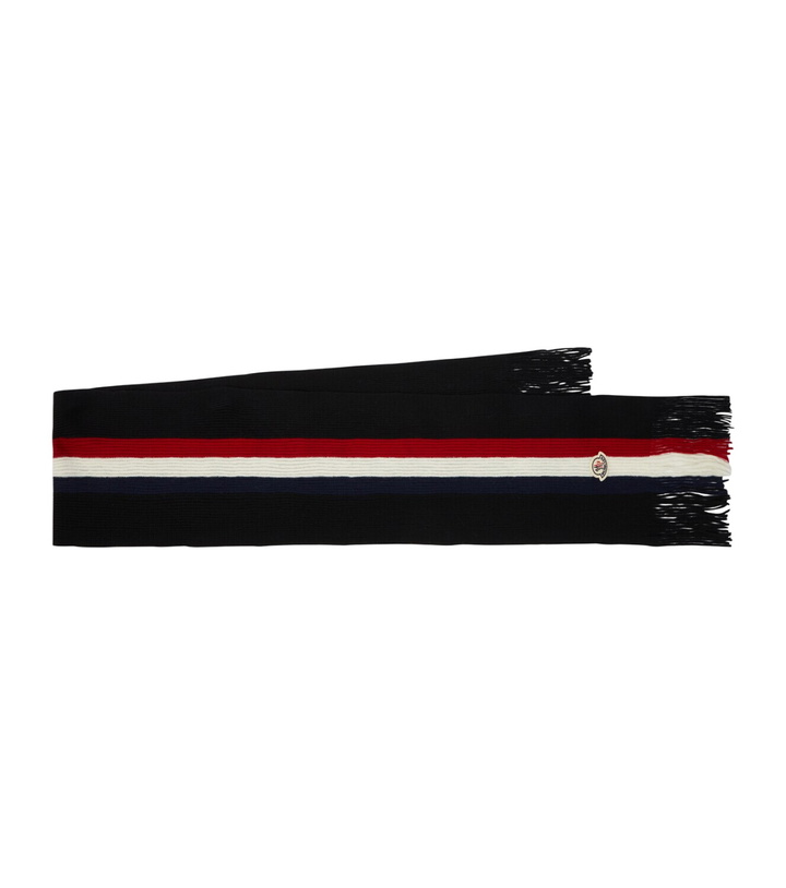 Photo: Moncler Fringed virgin wool scarf