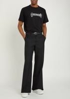 Malbon Grateful Dead Printed Cotton T-shirt Black