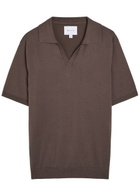 Raith Priva Cotton Polo Shirt Dark Brown