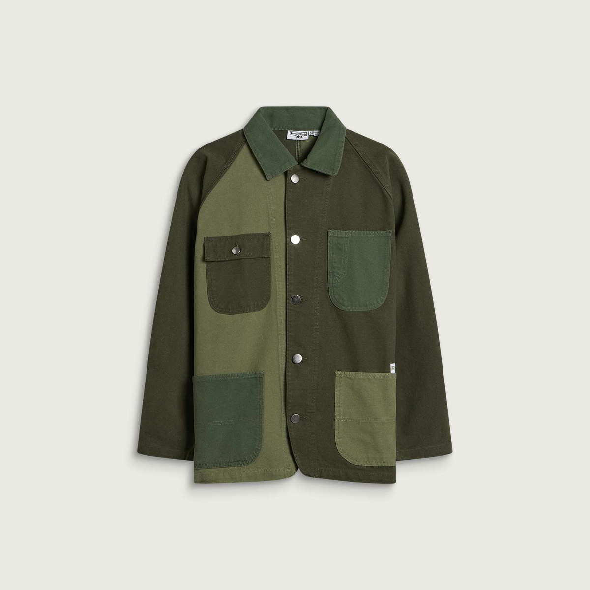 Service Works Men's Patchwork Coverall 2.0 Jacket in Green
