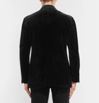 Polo Ralph Lauren - Black Double-Breasted Velvet Blazer - Men - Black