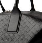Bottega Veneta - Intrecciato-Embossed Leather Holdall - Black
