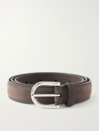 MORJAS - The Belt 2.5cm Nubuck Belt - Brown