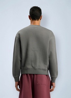 Palm Angels Neck Logo Regular Crewneck Sweatshirt