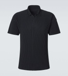 Homme Plissé Issey Miyake Basics pleated polo shirt