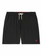 Polo Ralph Lauren - Traveler Straight-Leg Mid-Length Swim Shorts - Black