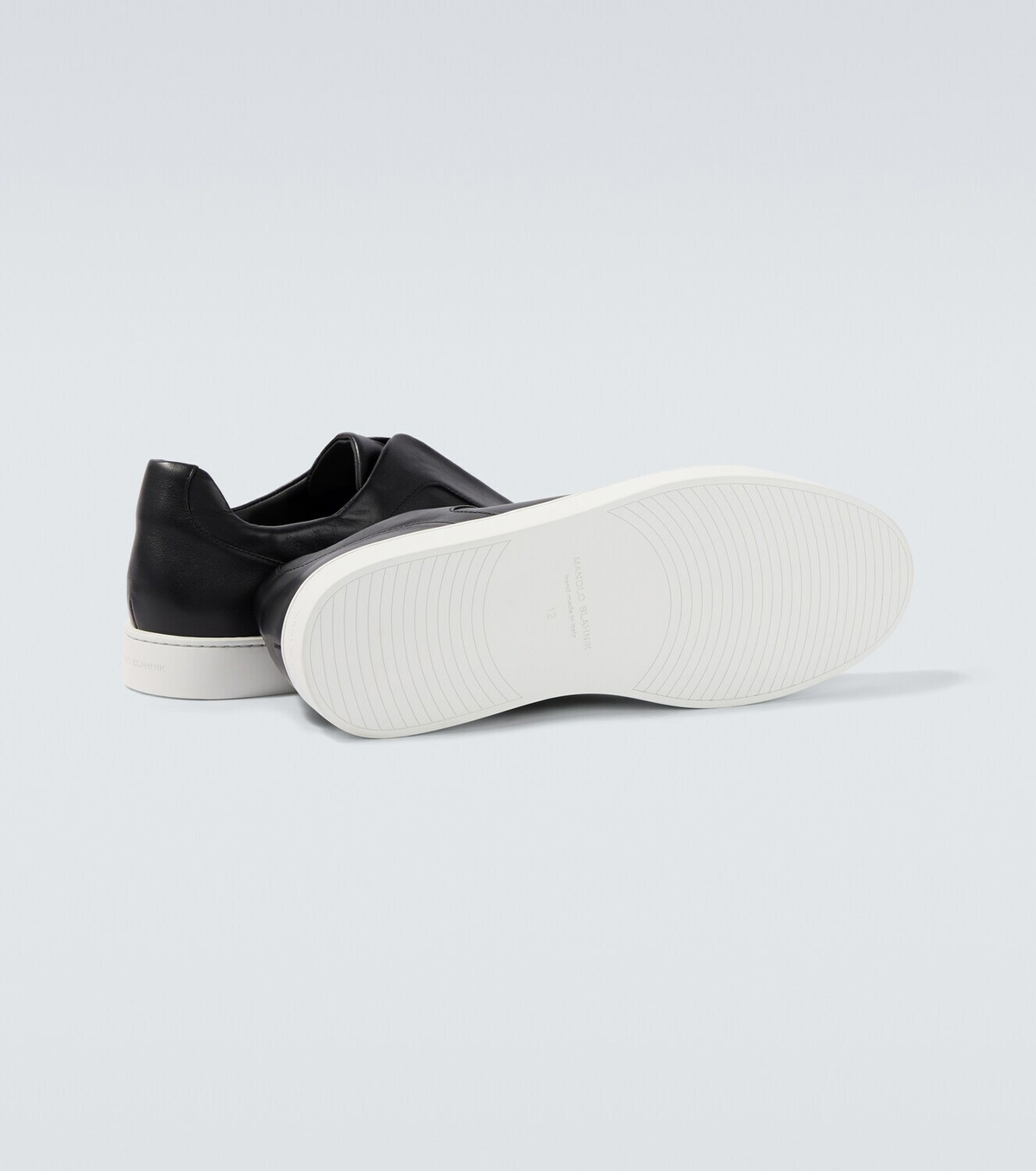 Manolo Blahnik Agilio leather sneakers