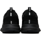Hugo Black Printed-Logo Sneakers