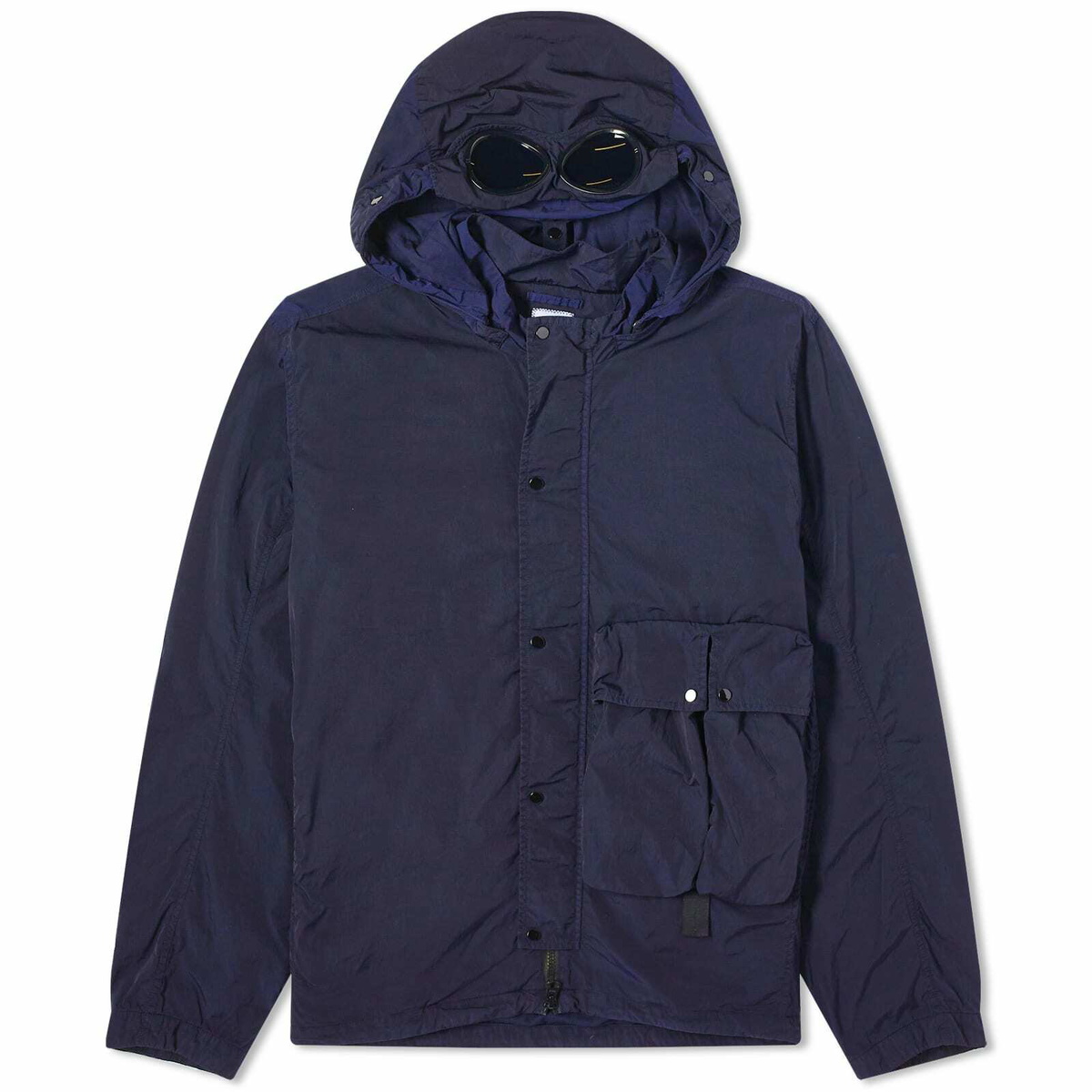 C.P. Company Men's Chrome-R Goggle Overshirt in Total C.P. Company Men's Chrome-R Goggle Overshirt in Total