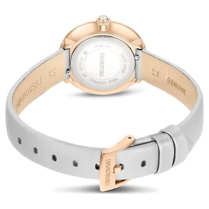 Swarovski Matrix Tennis Quartz Crystal Silver Dial Ladies Watch 5710105