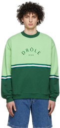 Drôle De Monsieur Green 'Le Sweatshirt Drôle Bicolore' Sweatshirt